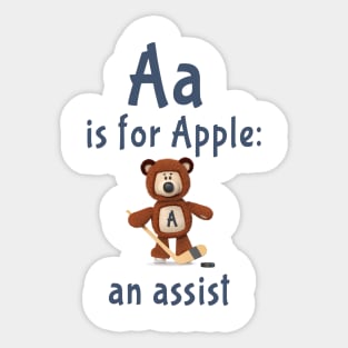 ABC's of Hockey - A Sticker